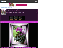 Tablet Screenshot of cyclamens-gym.skyrock.com