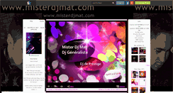 Desktop Screenshot of mister-dj-mat.skyrock.com