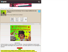 Tablet Screenshot of cirque-de-dunkerque.skyrock.com
