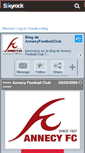 Mobile Screenshot of annecyfootballclub.skyrock.com