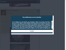 Tablet Screenshot of mon-bebe-2011.skyrock.com