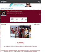 Tablet Screenshot of gymnastiquefrancaise.skyrock.com