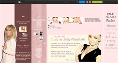 Desktop Screenshot of daily-nicolerichie.skyrock.com