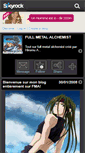 Mobile Screenshot of fullmetalalchemistt.skyrock.com