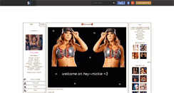Desktop Screenshot of hey--mickie.skyrock.com