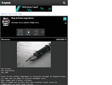 Tablet Screenshot of fiction-ange-demon.skyrock.com