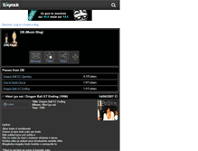Tablet Screenshot of db-saga.skyrock.com