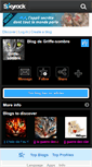 Mobile Screenshot of griffe-sombre.skyrock.com