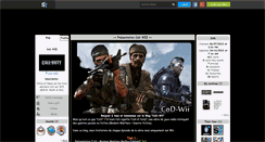 Desktop Screenshot of cod-wii.skyrock.com
