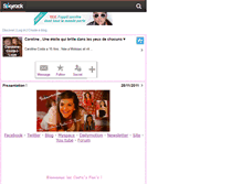 Tablet Screenshot of caroliine-costa-i-love.skyrock.com