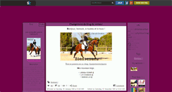 Desktop Screenshot of cheval-creation.skyrock.com