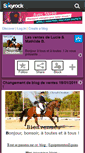 Mobile Screenshot of cheval-creation.skyrock.com