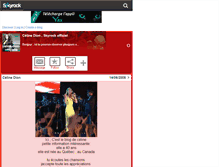 Tablet Screenshot of celine-dion-officielle.skyrock.com