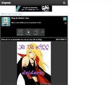 Tablet Screenshot of deidara---kun.skyrock.com