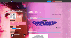 Desktop Screenshot of amandine56166.skyrock.com