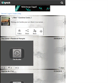 Tablet Screenshot of caroline-costazik.skyrock.com