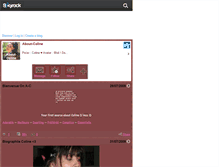 Tablet Screenshot of about-coline.skyrock.com