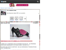 Tablet Screenshot of chic-madame-shoes.skyrock.com