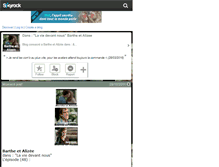 Tablet Screenshot of barthe-et-alizee.skyrock.com