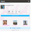 Tablet Screenshot of dominique97427.skyrock.com