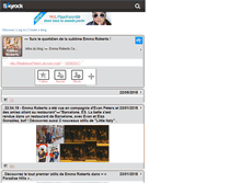 Tablet Screenshot of emma-roberts.skyrock.com