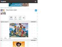 Tablet Screenshot of digimon-digital.skyrock.com