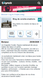Mobile Screenshot of coralie-creations.skyrock.com