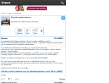 Tablet Screenshot of coralie-creations.skyrock.com