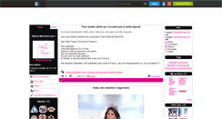 Desktop Screenshot of missteenfrance.skyrock.com