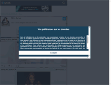 Tablet Screenshot of miley-rebelle.skyrock.com