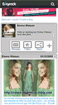 Mobile Screenshot of emma-univers.skyrock.com