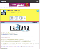 Tablet Screenshot of final-fantasy-fan09.skyrock.com
