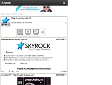 Tablet Screenshot of concour-top-100.skyrock.com