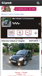 Mobile Screenshot of citroen-c2.skyrock.com