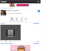 Tablet Screenshot of hillary--duff.skyrock.com