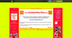 Desktop Screenshot of catalanpourtous.skyrock.com