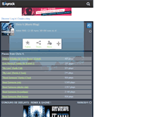 Tablet Screenshot of christopher-v.skyrock.com