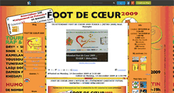 Desktop Screenshot of foot-de-coeur-2009.skyrock.com