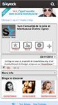 Mobile Screenshot of dianaagrons.skyrock.com