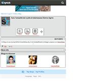 Tablet Screenshot of dianaagrons.skyrock.com