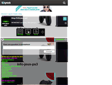 Tablet Screenshot of info-jeux-ps3.skyrock.com