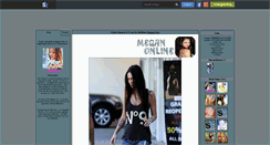 Desktop Screenshot of meganonline.skyrock.com