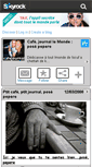 Mobile Screenshot of cafejournal.skyrock.com