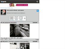 Tablet Screenshot of cafejournal.skyrock.com