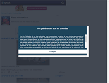 Tablet Screenshot of maguy71.skyrock.com