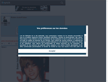 Tablet Screenshot of bieber-justinfiction.skyrock.com