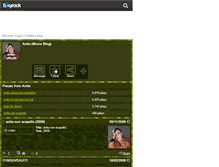 Tablet Screenshot of anita-officiel.skyrock.com