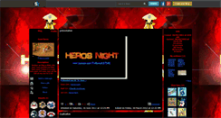 Desktop Screenshot of heros-night.skyrock.com