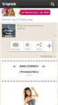 Mobile Screenshot of incarner-nina-dobrev.skyrock.com