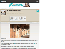 Tablet Screenshot of centre-equestre-belgique.skyrock.com